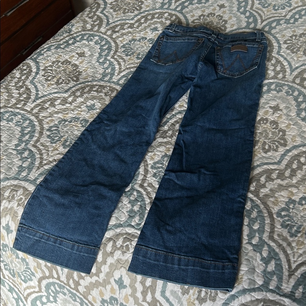 Wrangler Dark Blue Flare Jeans